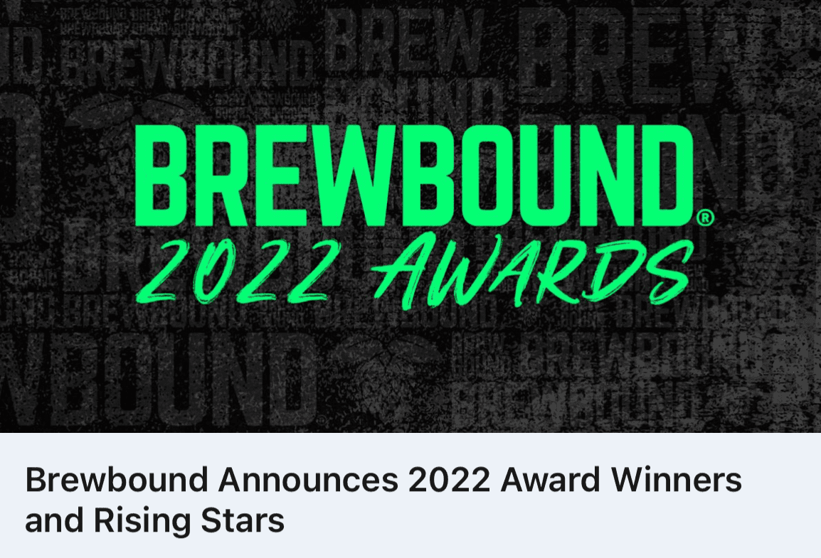 Brewbound Announces 2022 Award Winners and Rising Stars